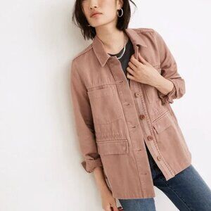 Madewell (Re)sourced BioFibre Chore Jacket in Faded Mauve XS